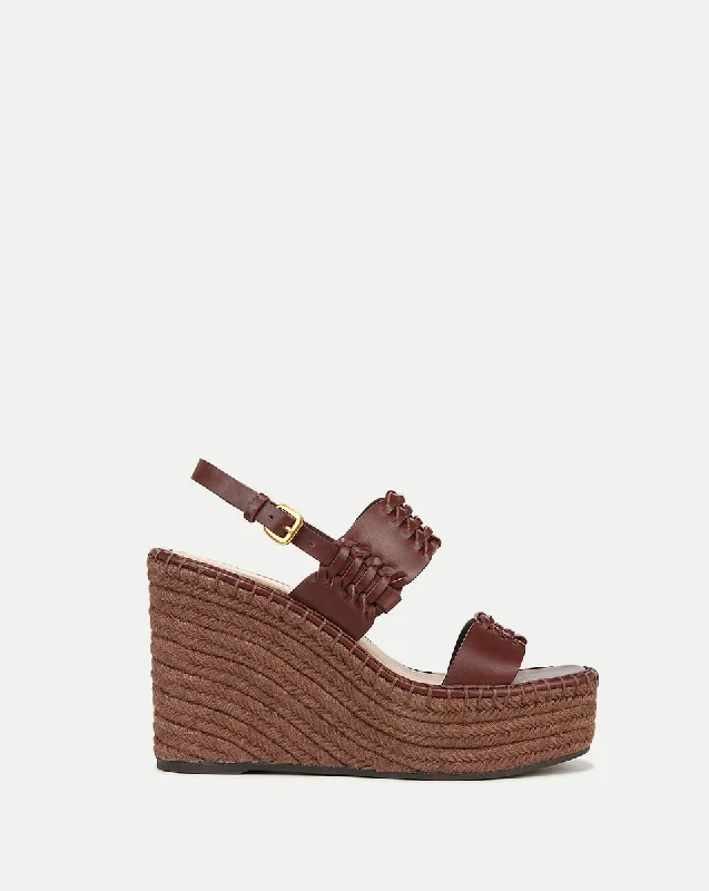 Riya Raffia Wedge Sandal