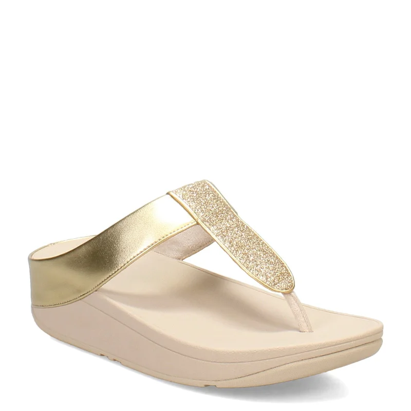 Women's FitFlop, Fino Glitterdust Toe-Post Sandal