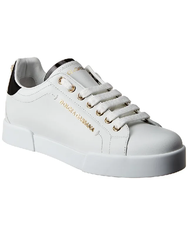 Dolce & Gabbana Portofino Leather Sneaker