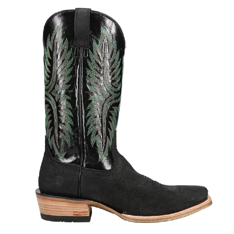 Futurity Rider Embroidered Square Toe Cowboy Boots