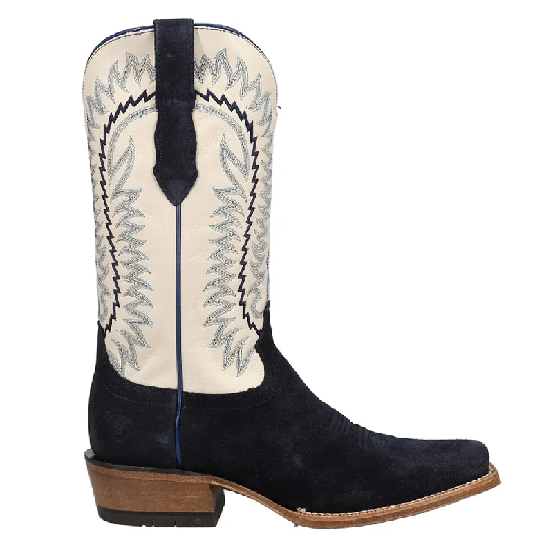 Futurity Time Elephant Embroidered Square Toe Cowboy Boots