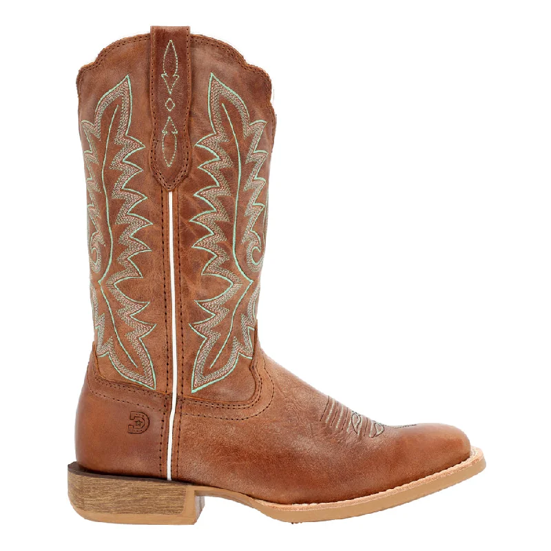 Lady Rebel Pro Embroidered Square Toe Cowboy Boots