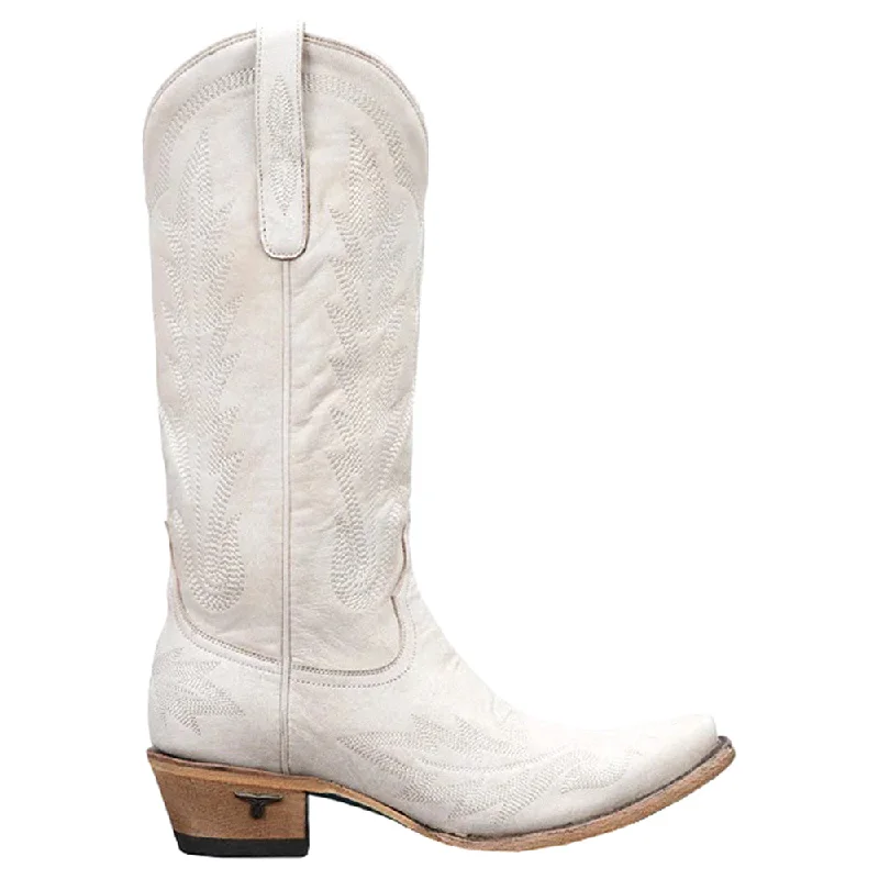 Lexington Embroidered Snip Toe Cowboy Boots