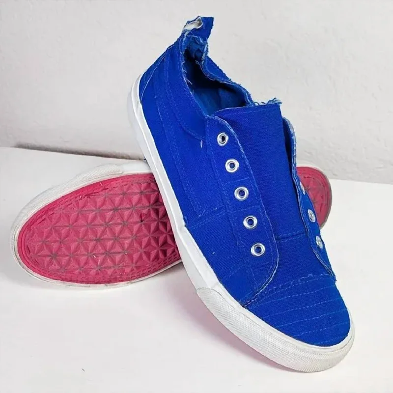 Women's Babalu Fashion Sneakers In Royal Blue