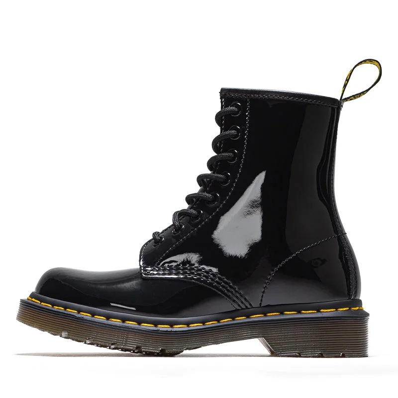 Women's Dr. Martens 1460 - Black Patent Lamper