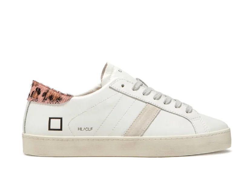 Women's Hill Low Calf Sneaker In White