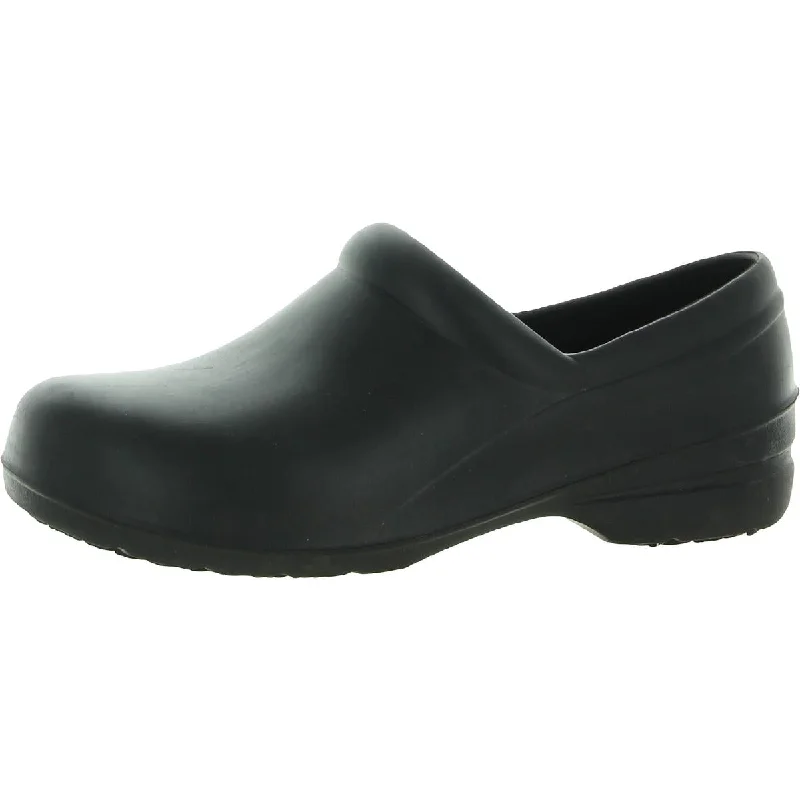 Easy Works by Easy Street Womens Kris Slip Resistant Mules Clogs