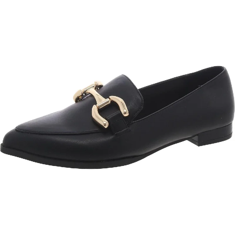 Steven New York Womens Vilena Faux Leather Padded Insole Loafers