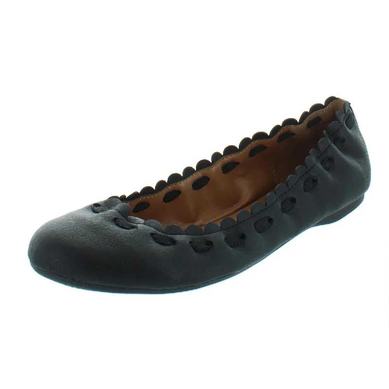 Style & Co. Womens Barbbee Faux Leather Ballet Flats