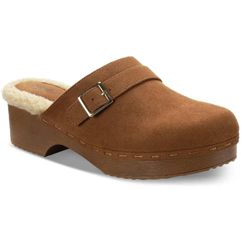 Style & Co. Womens Dakotaa Faux Fur  Mules