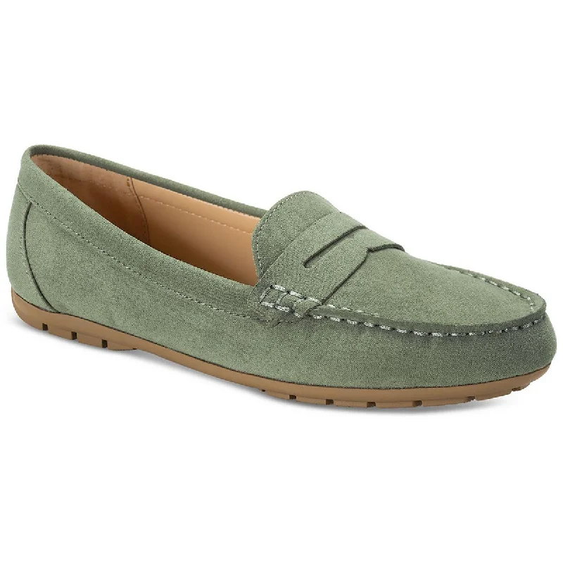 Style & Co. Womens  SERAFINAA Faux Suede Slip on Loafers