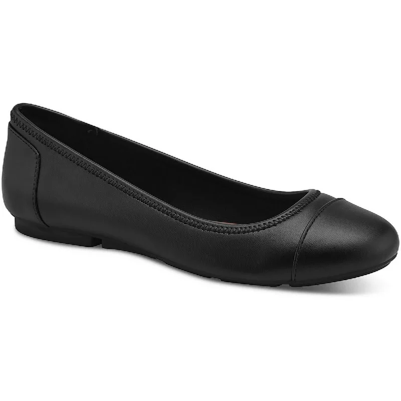 Style & Co. Womens TRISHH Faux Leather Round toe Flat Shoes